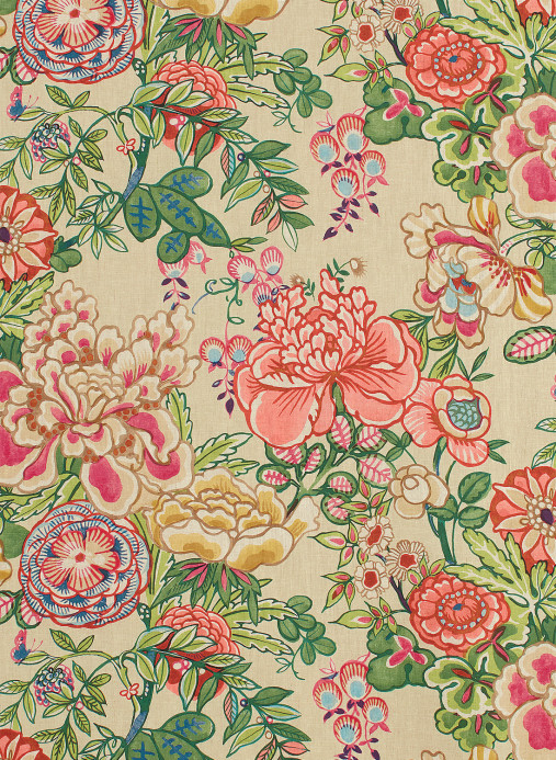Thibaut Tapete Peony Garden - Beige