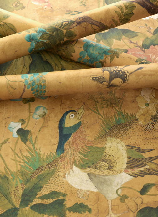 Thibaut Wandbild Wild Wisteria - Ochre