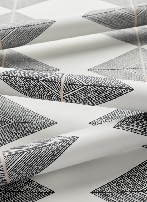 Thibaut Wallpaper Reflection - Basalt Black