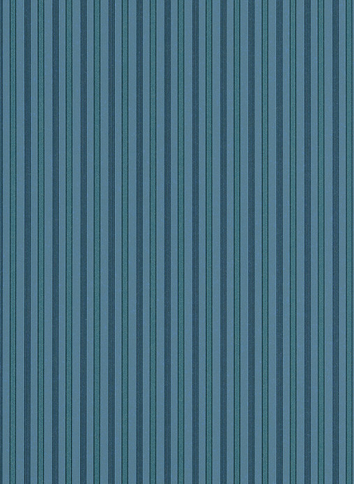 Thibaut Wallpaper Conner Stripe - Peacock Blue