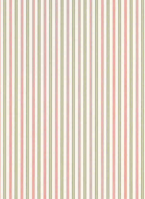 Thibaut Wallpaper Conner Stripe - Green and Pink