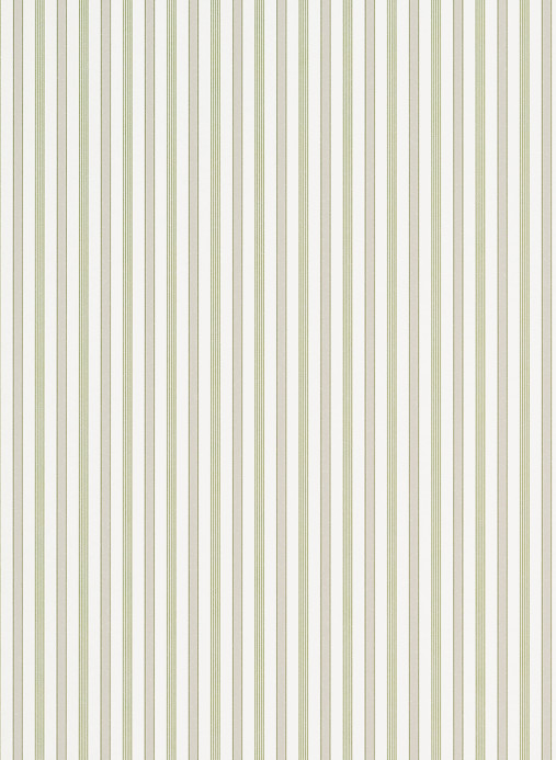 Thibaut Wallpaper Conner Stripe - Green and Beige