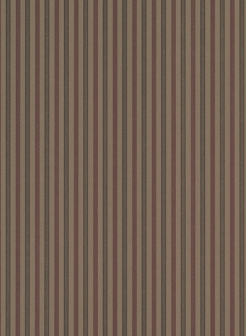 Thibaut Wallpaper Conner Stripe - Brown