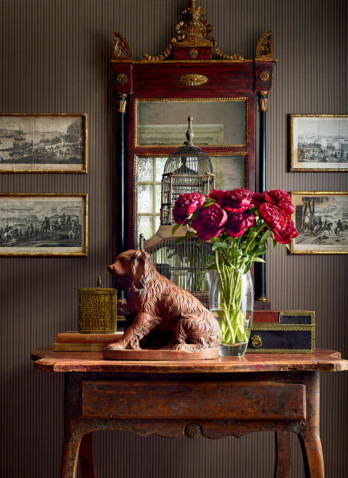 Thibaut Wallpaper Conner Stripe