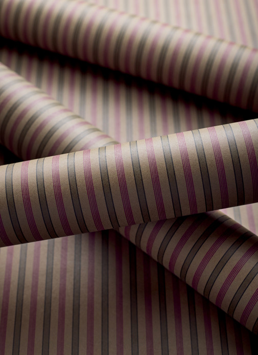 Thibaut Wallpaper Conner Stripe - Brown