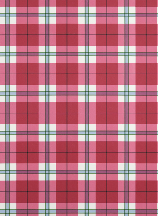 Thibaut Tapete Douglas Plaid - Red
