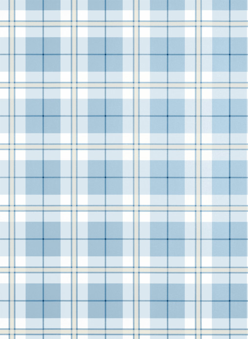 Thibaut Tapete Douglas Plaid - Light Blue