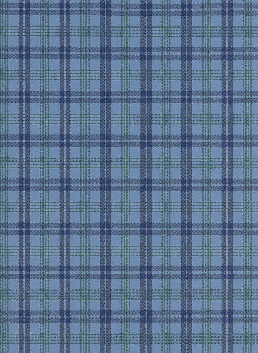 Thibaut Carta da parati Huntley Plaid - Navy