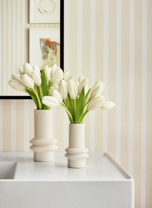 Thibaut Tapete Railway Stripe