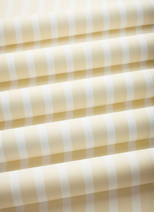 Thibaut Tapete Railway Stripe - Yellow