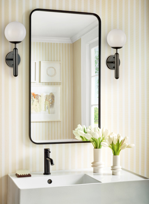 Thibaut Tapete Railway Stripe