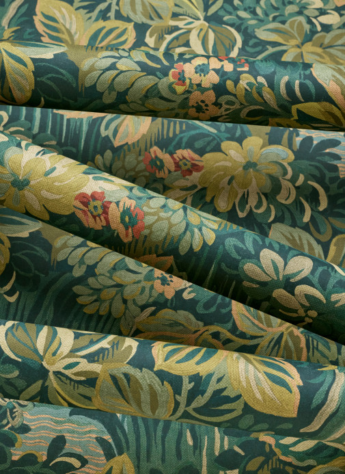 Thibaut Tapete Night Garden - Peacock