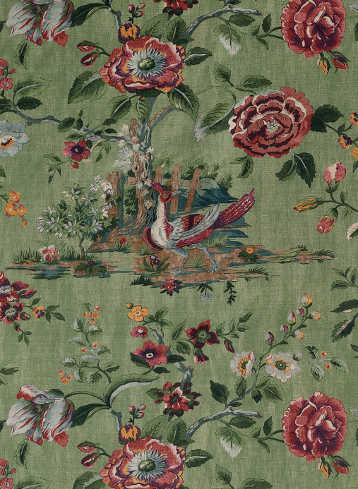 Thibaut Tapete Forest Lodge - Green