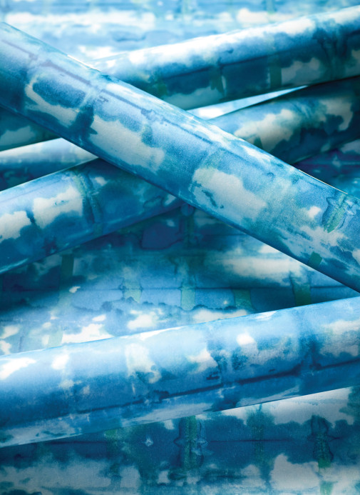 Thibaut Tapete Illusion - Blue