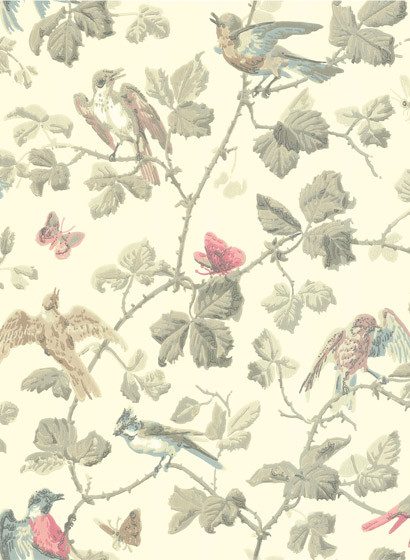 Tapete Winter Birds von Cole & Son - Linen