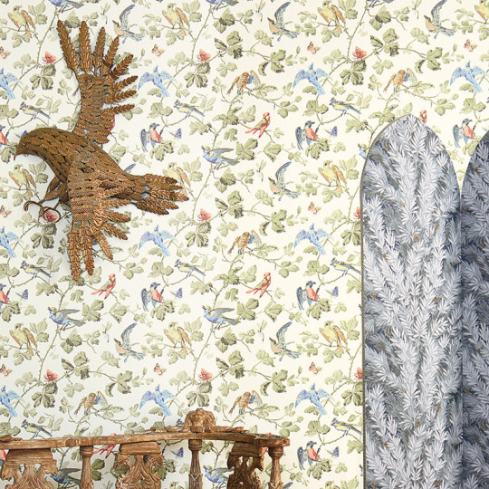 Cole & Son Wallpaper Winter Birds