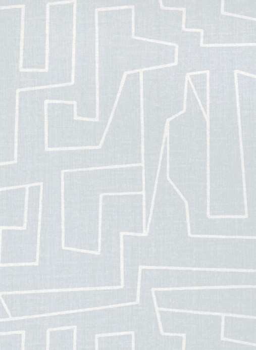 Thibaut Tapete Matrix - Soft Blue