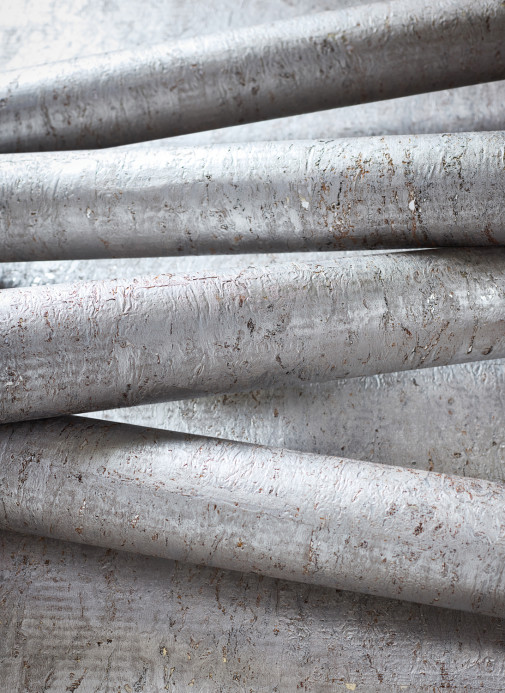 Thibaut Tapete Cork - Metallic Silver