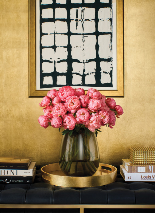 Thibaut Carta da parati Metal Leaf