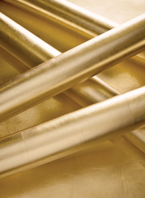 Thibaut Tapete Metal Leaf - Metallic Gold