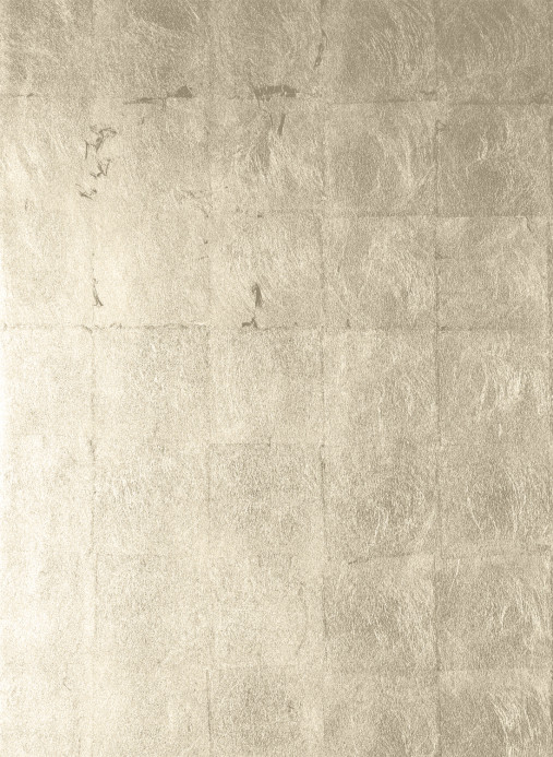 Thibaut Tapete Metal Leaf - Metallic Pewter