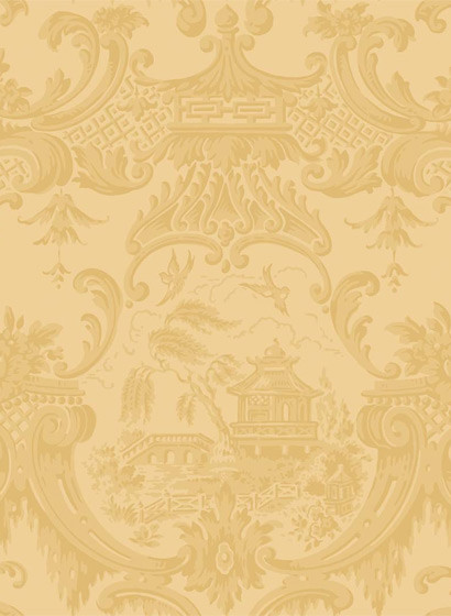 Tapete Chippendale China von Cole & Son - Yellow