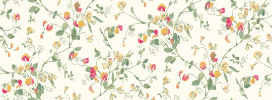 Tapete Sweet Pea von Cole & Son - Pink & Yellow