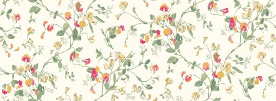 Tapete Sweet Pea von Cole & Son - Pink & Yellow
