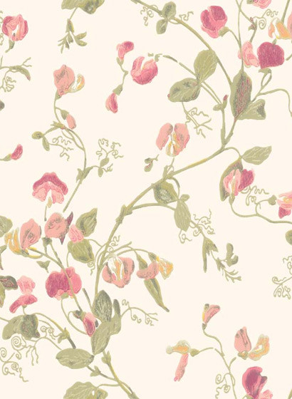 Tapete Sweet Pea von Cole & Son - Pink