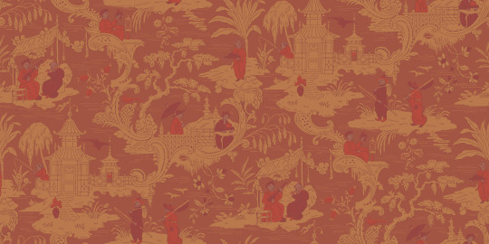 Tapete Chinese Toile von Cole & Son - Red