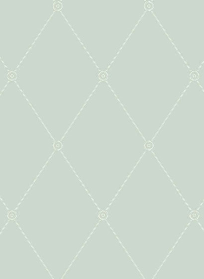 Cole & Son Wallpaper Georgian Rope Trellis Duck Egg