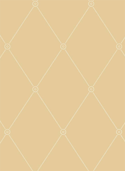 Tapete Georgian Rope Trellis von Cole & Son - Ochre