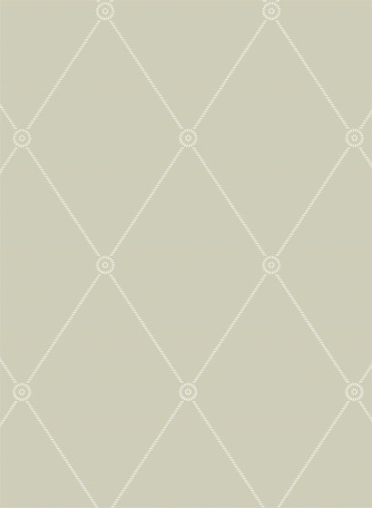Tapete Georgian Rope Trellis von Cole & Son - Olive