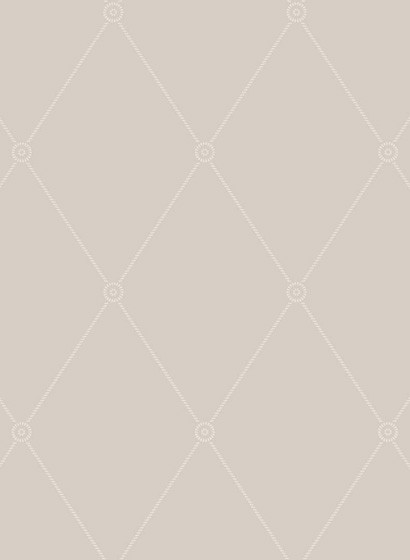 Tapete Georgian Rope Trellis von Cole & Son - Putty