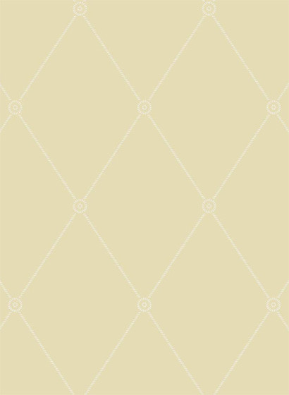 Cole & Son Wallpaper Georgian Rope Trellis Straw