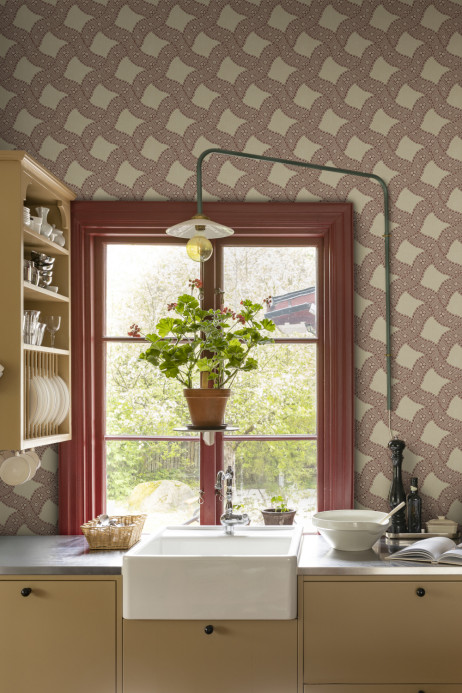 Sandberg Tapete Annie - Red