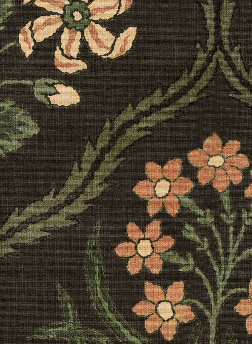 Sandberg Tapete Rosa - Charcoal