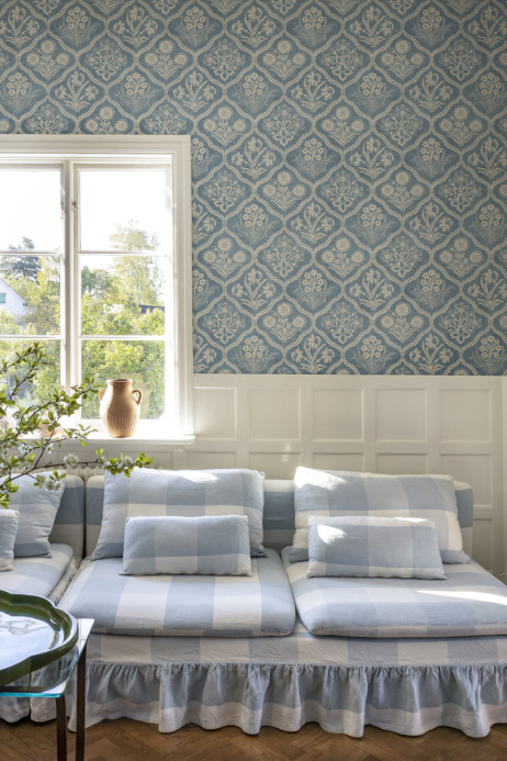 Sandberg Tapete Rosa - Blue