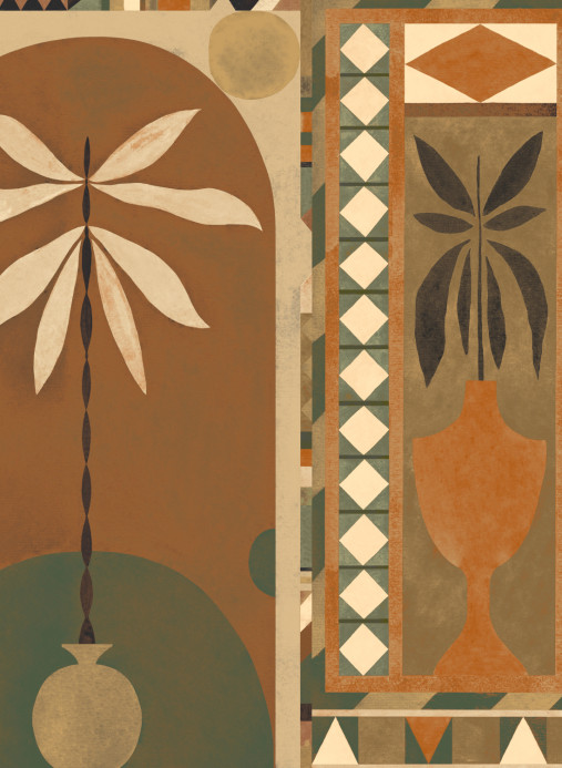 Tres Tintas Mural Jungle Arches - Toasted