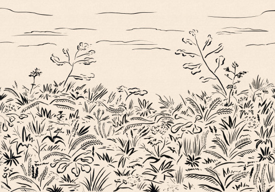 Tres Tintas Carta da parati panoramica Floral Cave