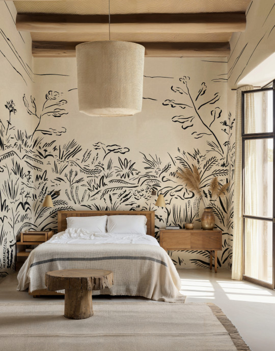 Tres Tintas Carta da parati panoramica Floral Cave