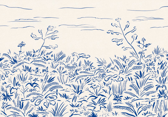 Tres Tintas Carta da parati panoramica Floral Cave