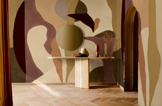 Tres Tintas Wandbild Abstract Mex - Purple