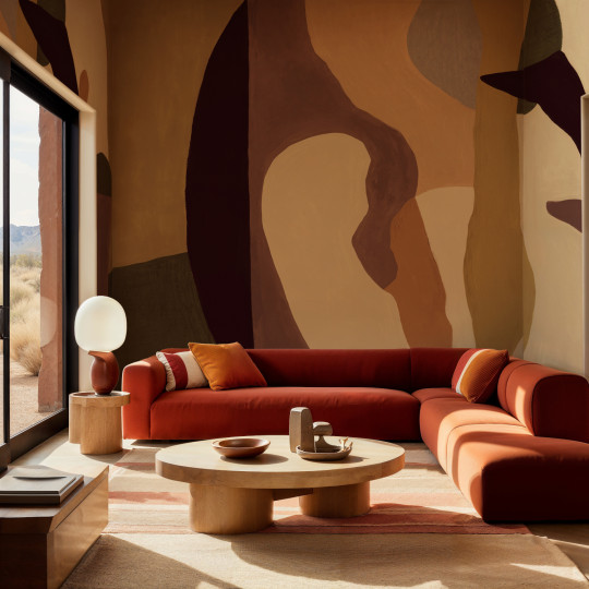 Tres Tintas Wandbild Abstract Mex - Purple