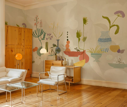 Tres Tintas Papier peint panoramique Centrepiece Composition