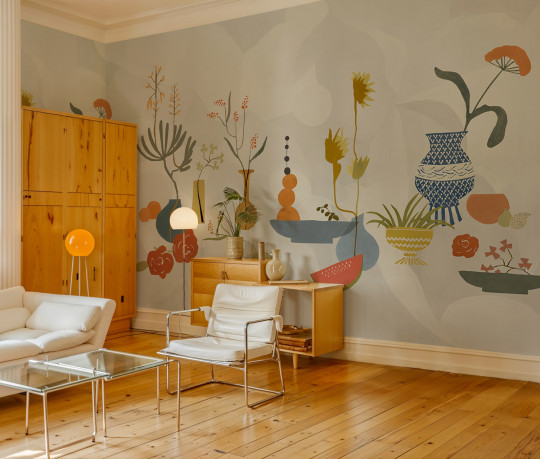 Tres Tintas Papier peint panoramique Centrepiece Composition