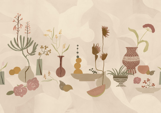 Tres Tintas Papier peint panoramique Centrepiece Composition