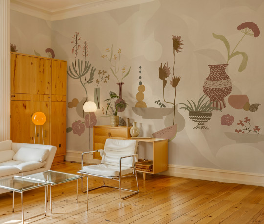 Tres Tintas Papier peint panoramique Centrepiece Composition