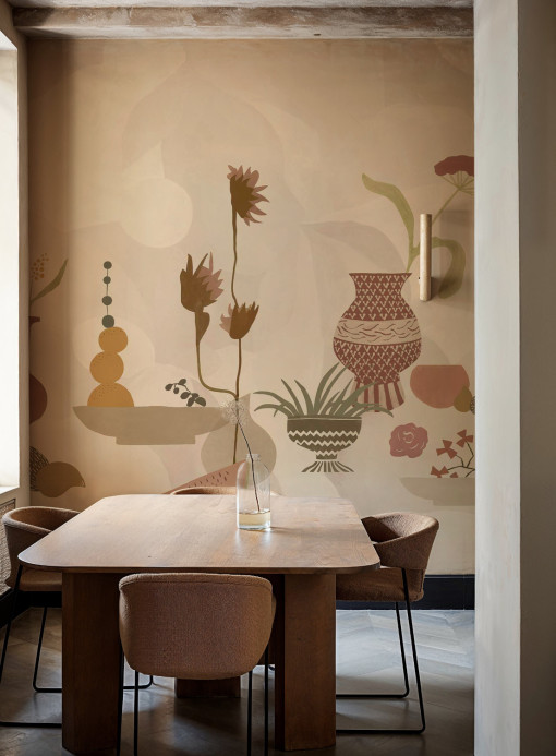 Tres Tintas Papier peint panoramique Centrepiece Composition