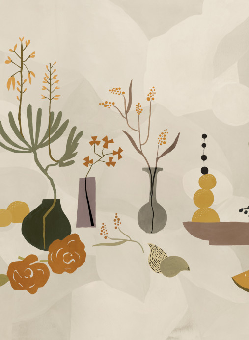 Tres Tintas Papier peint panoramique Centrepiece Composition - Purple